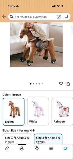 Kids ride on pony very new