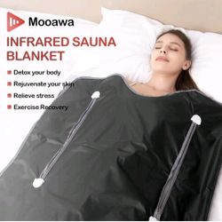 Mooawa Infrared Sauna Heating Blanket Portable Detox Weight Loss for Home