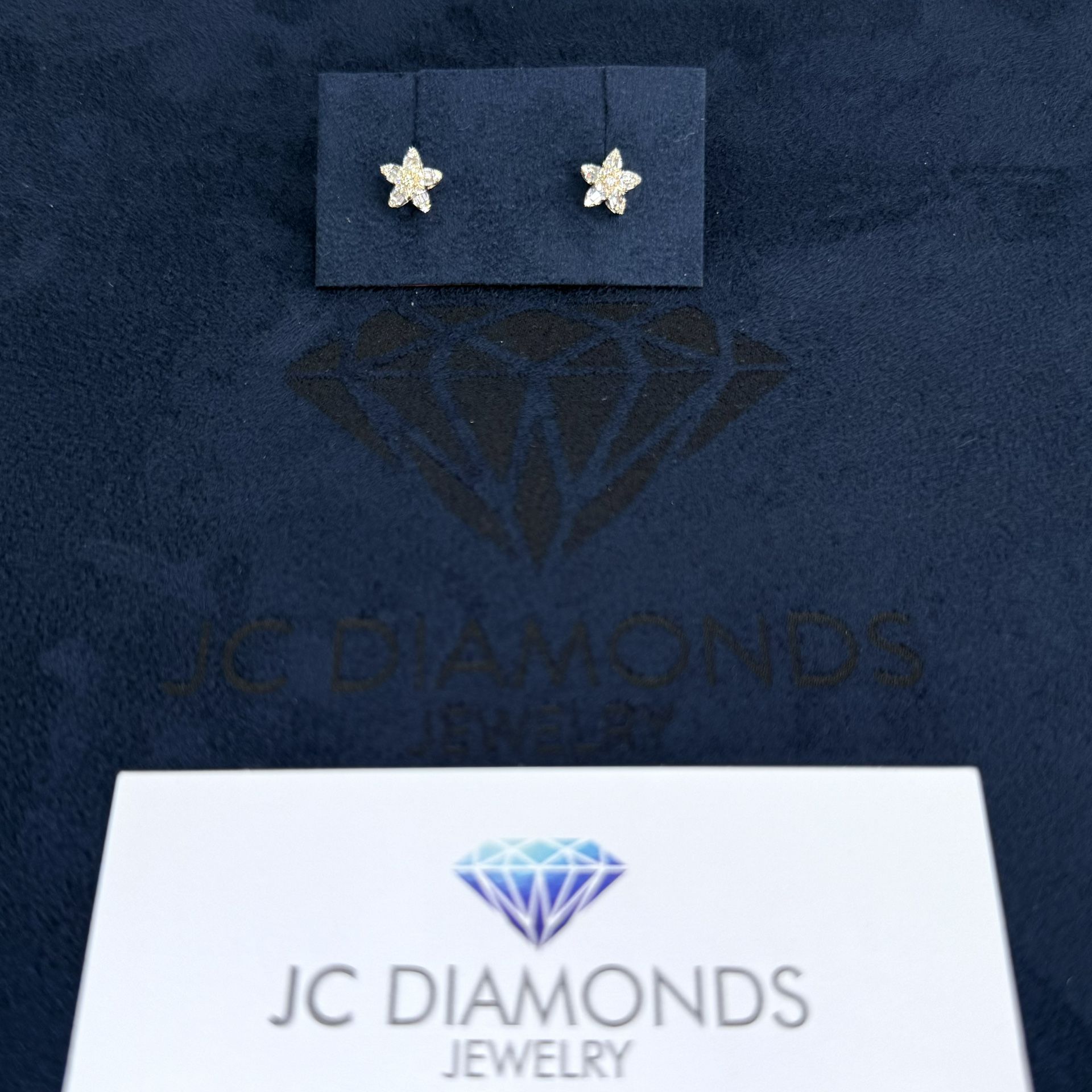 Earrings Shape Star ⭐️ Diamonds