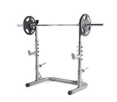 Weider XRS 20 Olympic Squat Rack with Adjustable Safety Spotters and Bar Holds