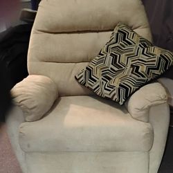 Suede leather Lazy boy Recliner Top of the line