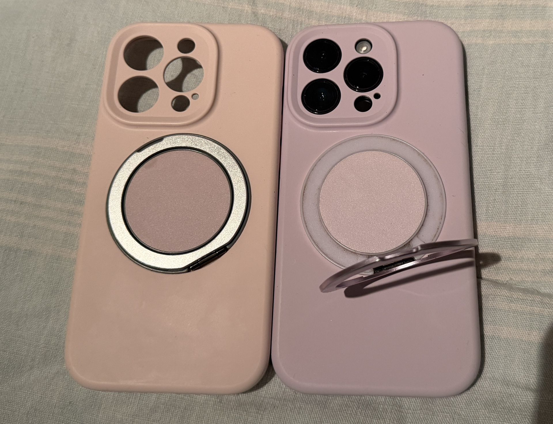 iPhone 12, 13, 14, 15, Pro 6.1 inch dustproof phone case with stand, no scrubbing no irritating odor The bracket can be rotated