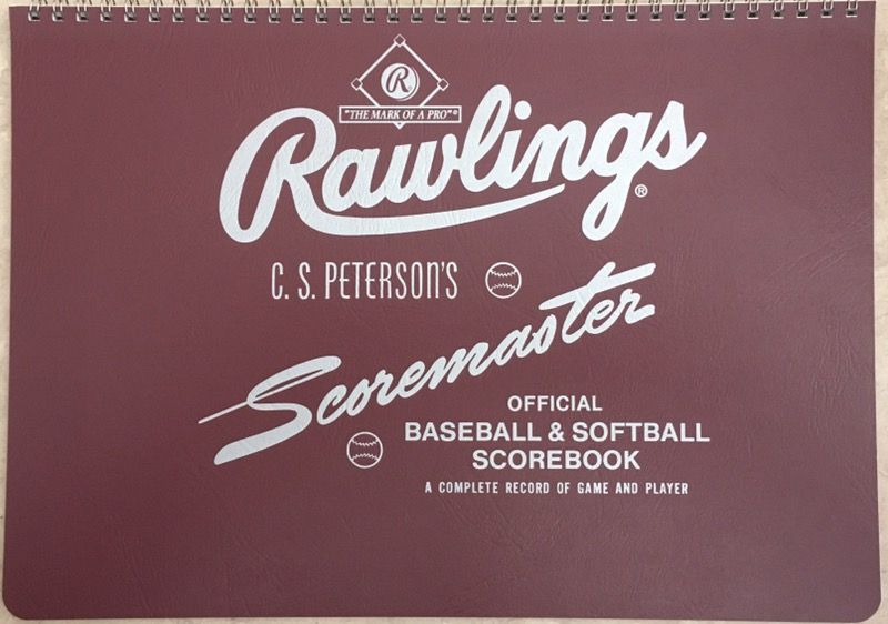 Rawlings scoremaster Baseball softball scorebook