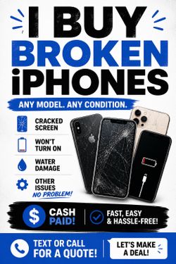 Buying broken iphones