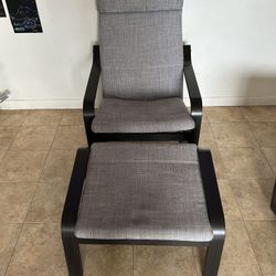 IKEA Chair And Ottoman