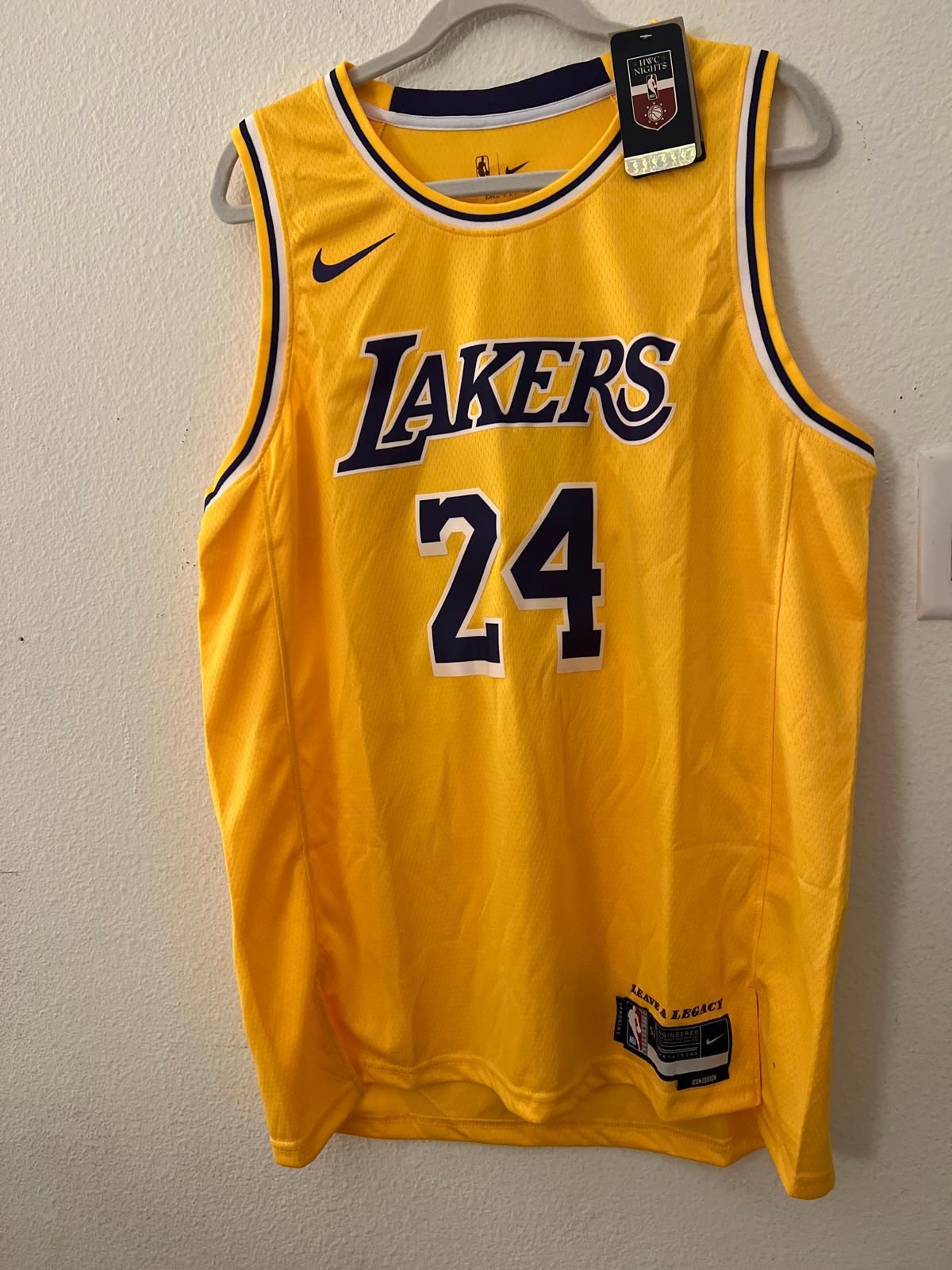 Los Angeles Lakers Lebron James Nike NBA Basketball Jersey Icon