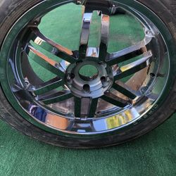 Diablo 22” Rims With Tires