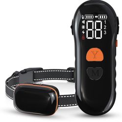 Dog Shock Collar - Dog Training Collar with Remote 2600Ft, Shock Collar for Large Medium Small Dogs 8-120lbs, Waterproof Training Collar for Dogs with