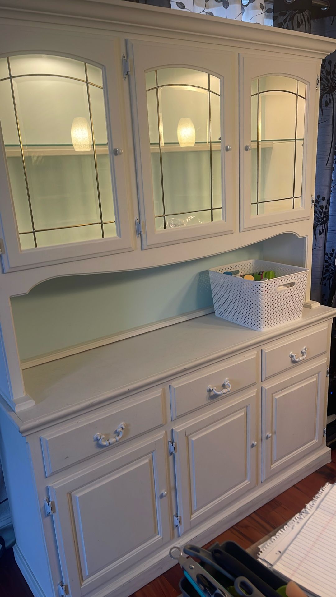 China Cabinet 58” X  76” x 17”