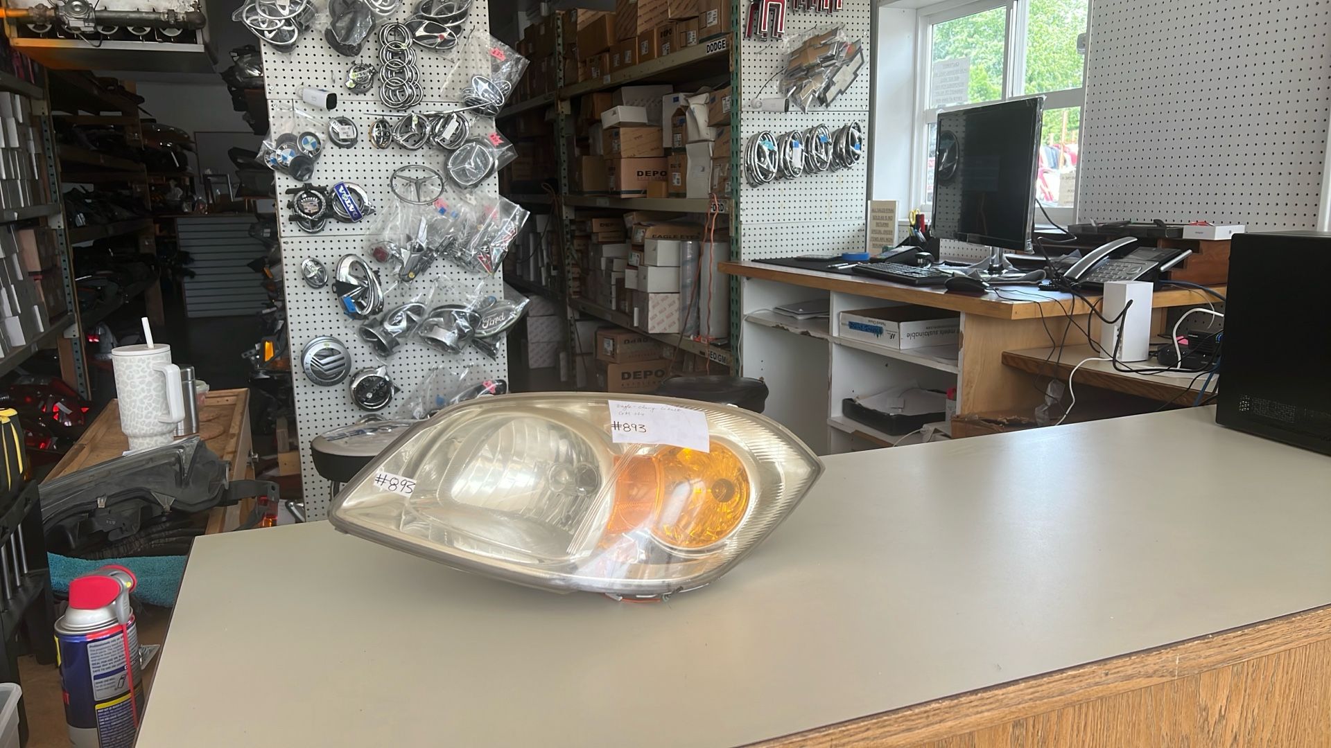 2005 To 2008 Chevrolet Cobalt Headlight Driver Side Assembly #893 FH402