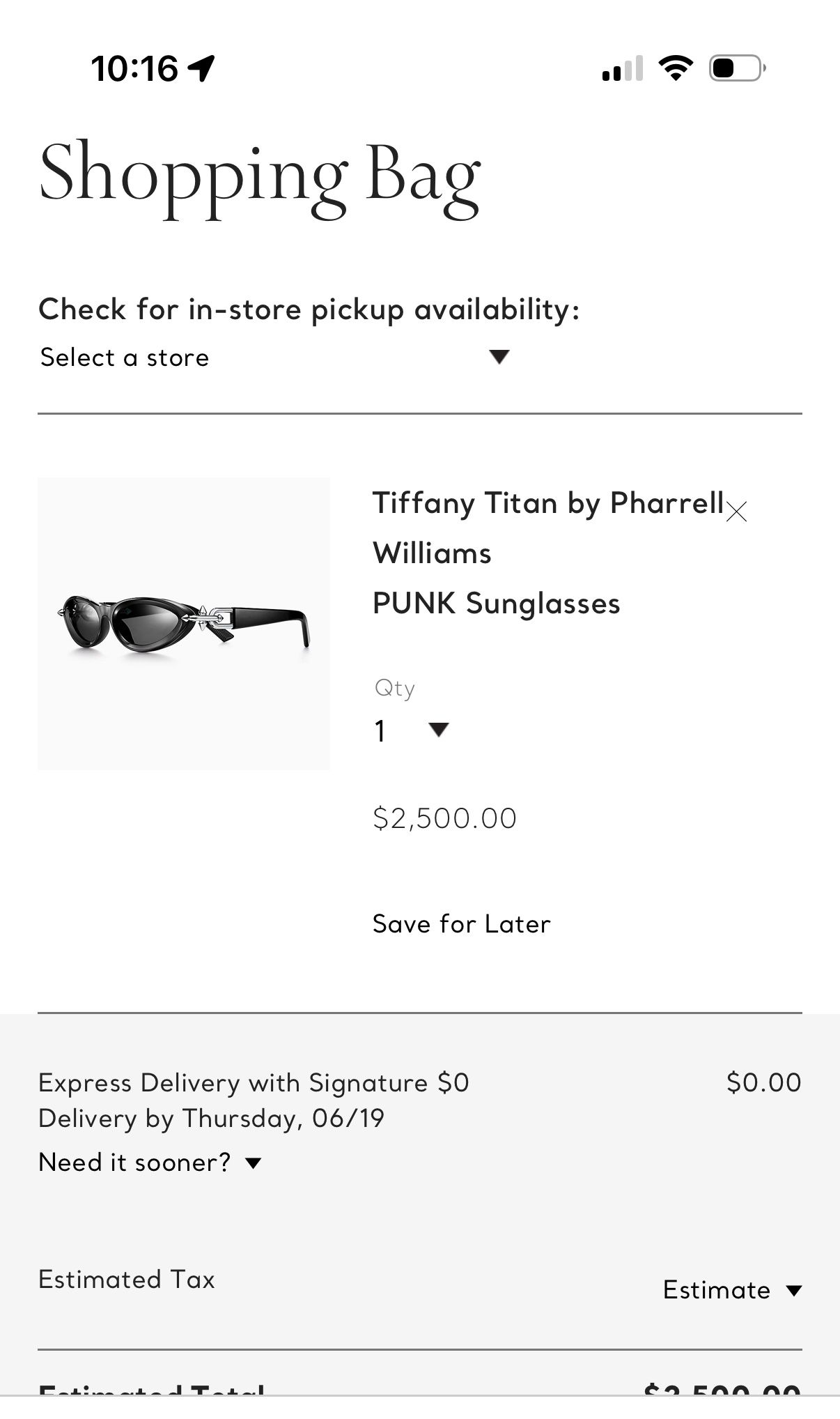 Tiffany Punk Sunglasses