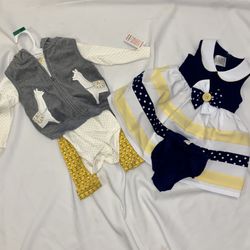 TWO 18 M Baby Girl Clothes - Brand New