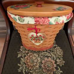 Longaberger Geranium Basket 