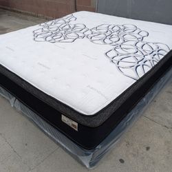 🎇queen Size Mattress Pillow Top 12" Thick