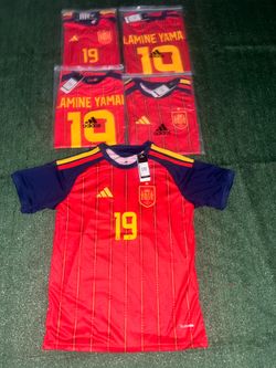 Spain Kids and Adult World Cup Jersey