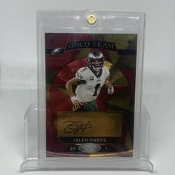 Philadelphia Eagles Jalen Hurts Autograph /25 Panini Certified 