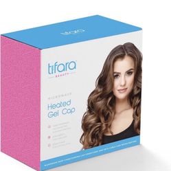 Cordless Deep Conditioning Heat Cap - Hair Styling and Treatment Steam Cap | Heat Therapy and Thermal Spa Hair Steamer Gel Cap - Black