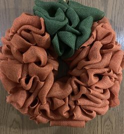 Pumpkin wreath