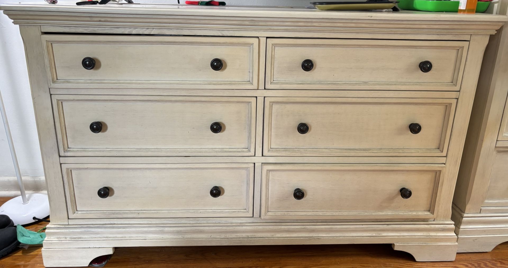 Dresser - Olivia Westwood Design - Brushed White - 6 Drawers
