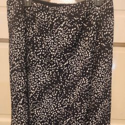 Black & White Polka Dot Skirt