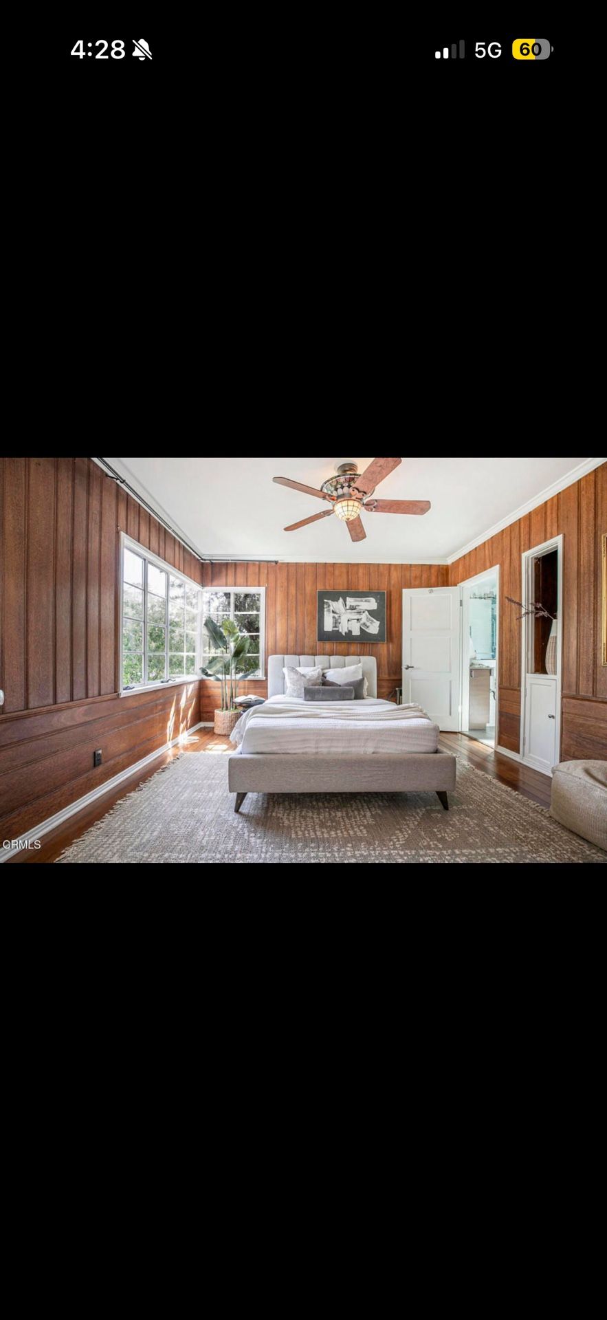 Vintage Stained Glass Ceiling Fan