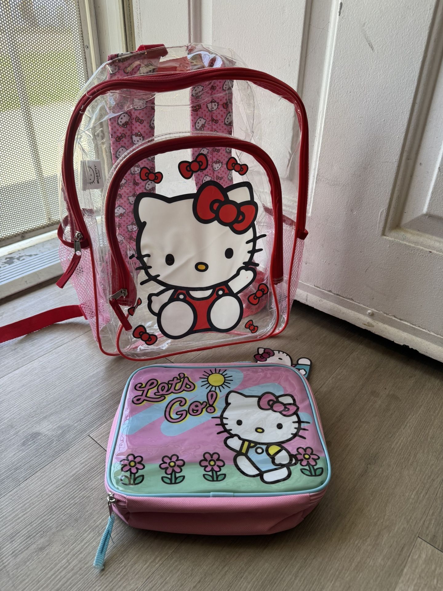 Brand New Set Hello Kitty Backpack & Lunch Bag