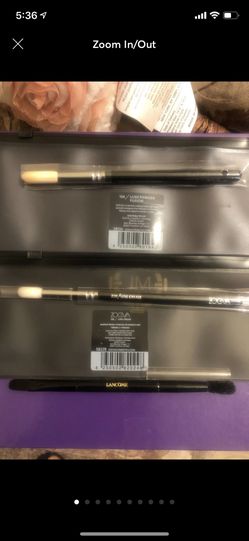 Zoeva and Lancôme eye makeup brush lot BNIB