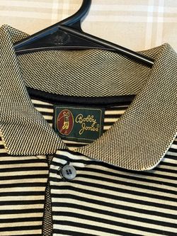 Bobby Jones Striped Golf Polo Shirt
