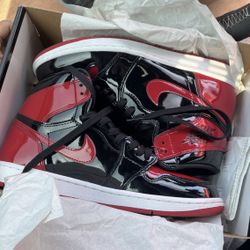 AIR JORDAN 1 “PATENT BRED” SIZE 9