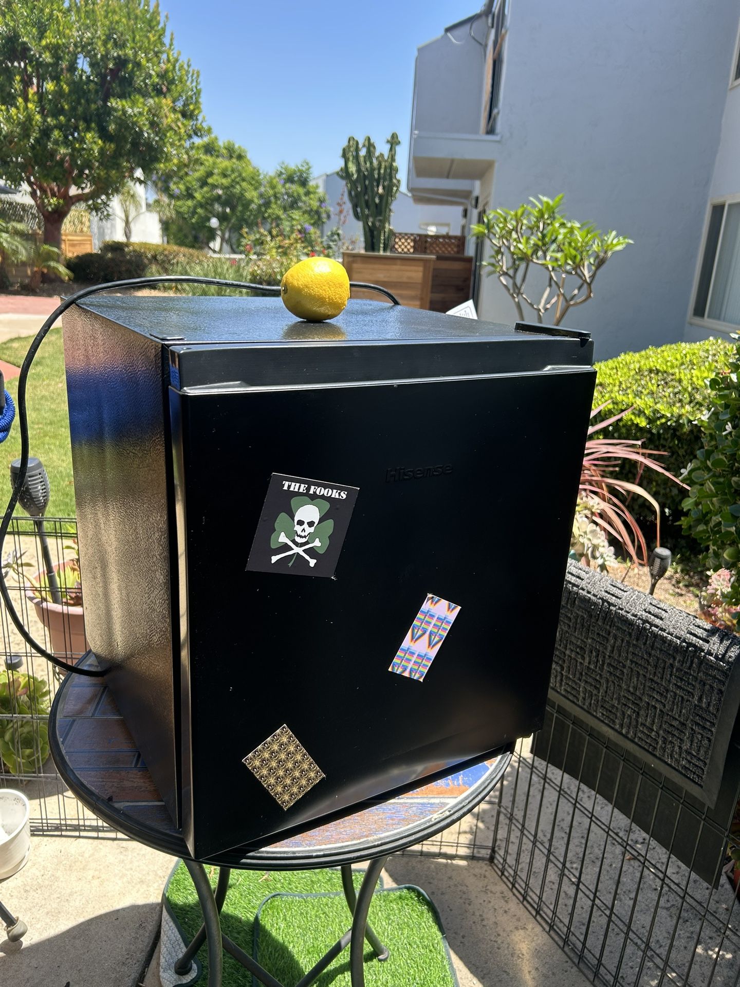 Hisense Mini Fridge with Freezer (cleaned)