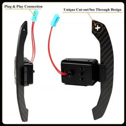 BRAND NEW BMW F20 F30 F32 F87 F80 F82 Carbon Fiber Replacement Magnetic Paddle Shifter