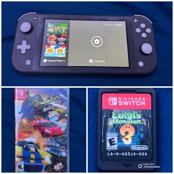 Nintendo Switch Lite with 2 Games