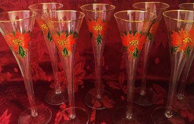 CHRISTMAS PARTY GLASSES SET OF 8