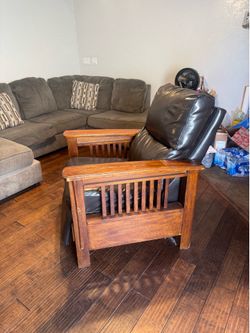 leather recliner