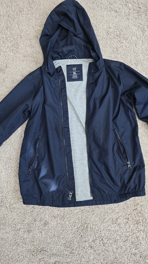 Gap Jacket - Boys Hood Windbreaker 