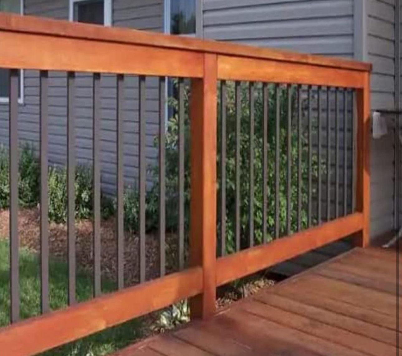 26 Pack Deck Balusters 36”Thicker Rectangle Staircase Baluster Black Metal Deck Spindle and Stairs Railing,Hollow Rectangle Deck Balusters for Deck Ra
