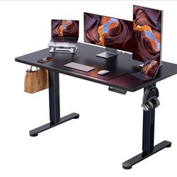 Black ErGear Height Adjustable Electric Standing Desk