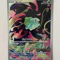 Pokemon Bulbasaur Promo (Mega Evolution Stamped)