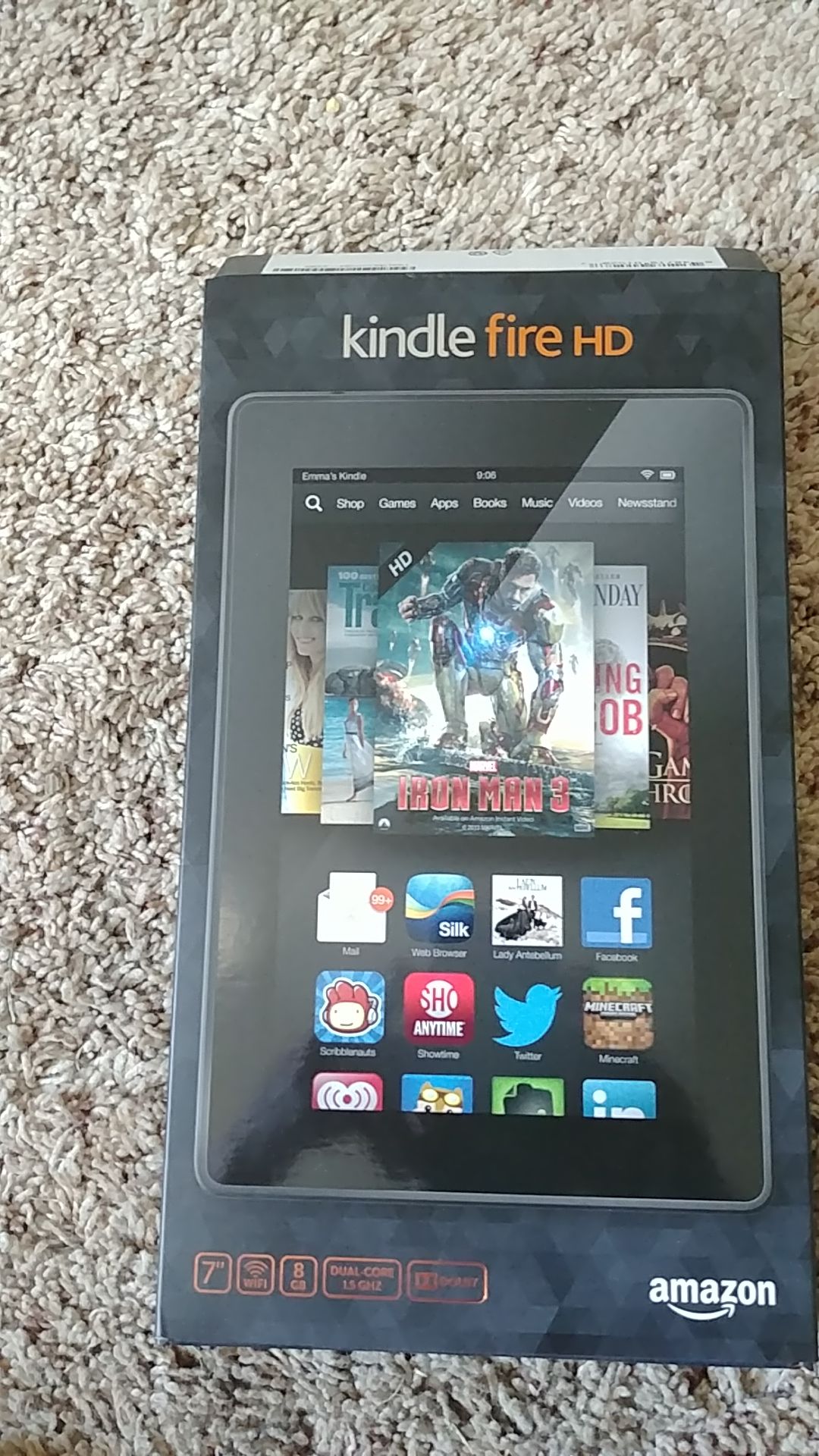 Kindle fire hd