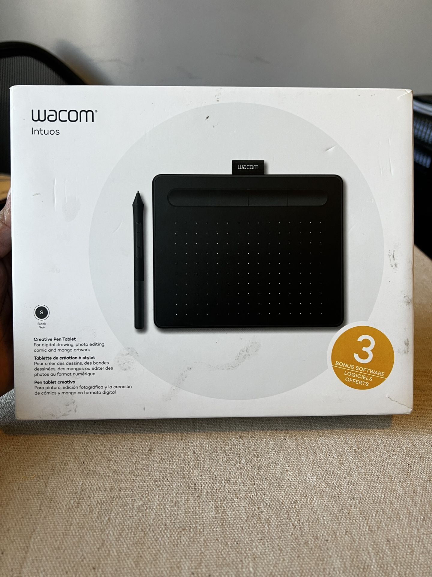 Wacom Intuos Creative Pen Tablet Small, Black - Main Image