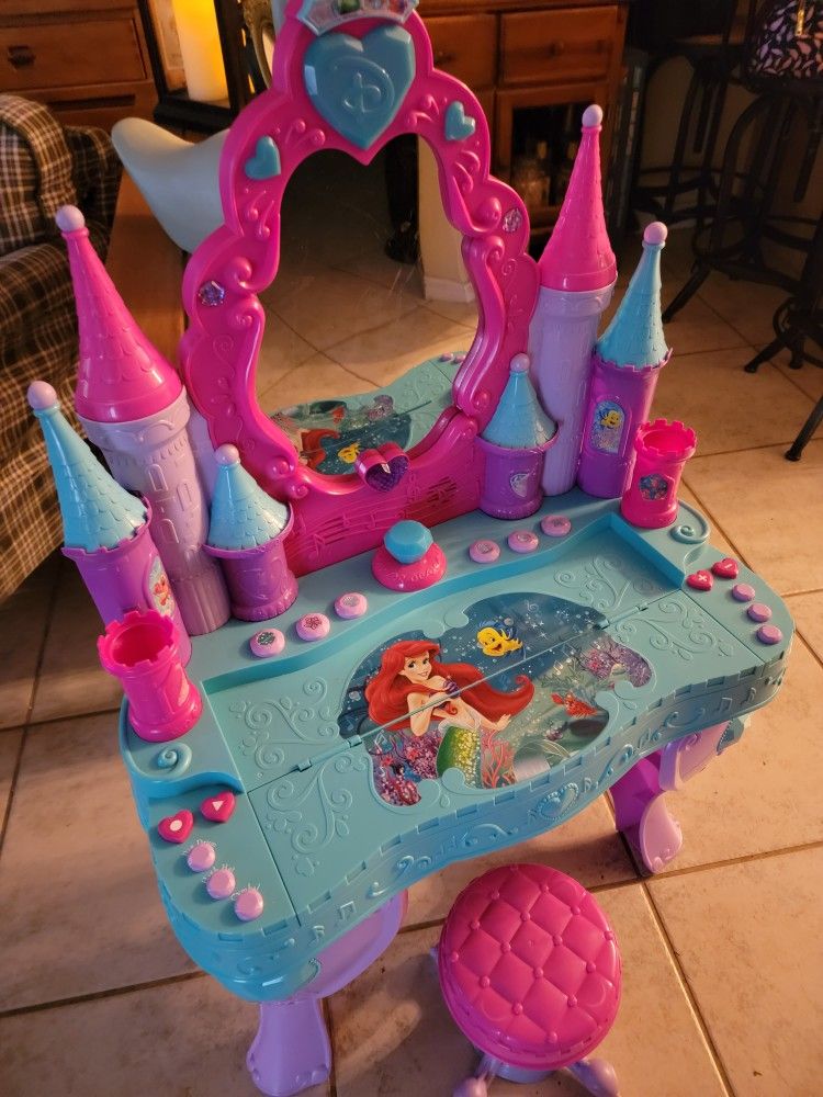 little mermaid dressing table Mermaid makeup vanity