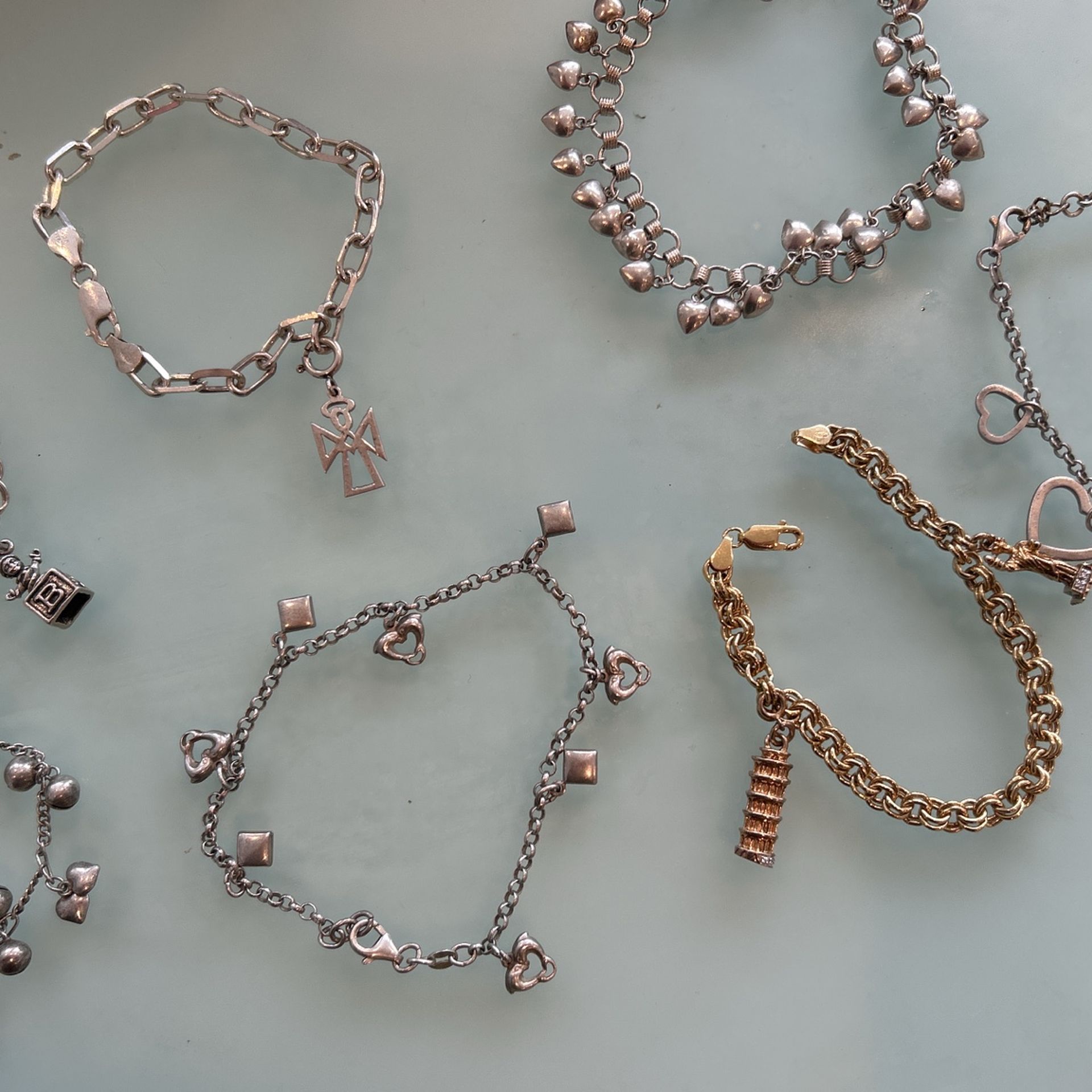 Sterling Silver Charm Bracelets