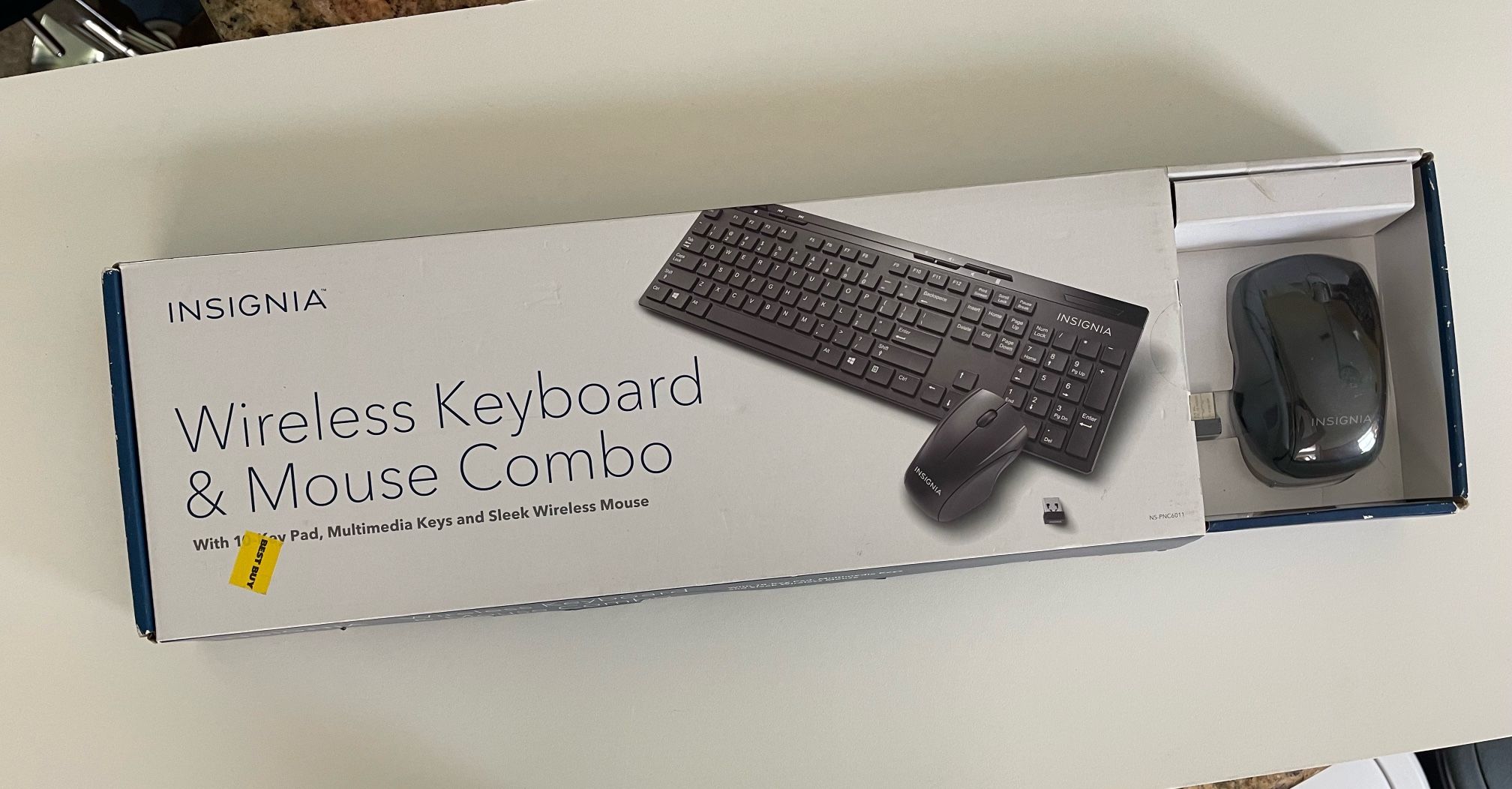 π₯ NEW & SEALED π₯ Insignia Wireless Keyboard & Mouse Combo w/ 10-Key Pad