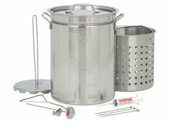 Bayou Classic Propane Turkey Fryer Kit - Burner and 32qt Stainless Steel Pot Amazon's Choice