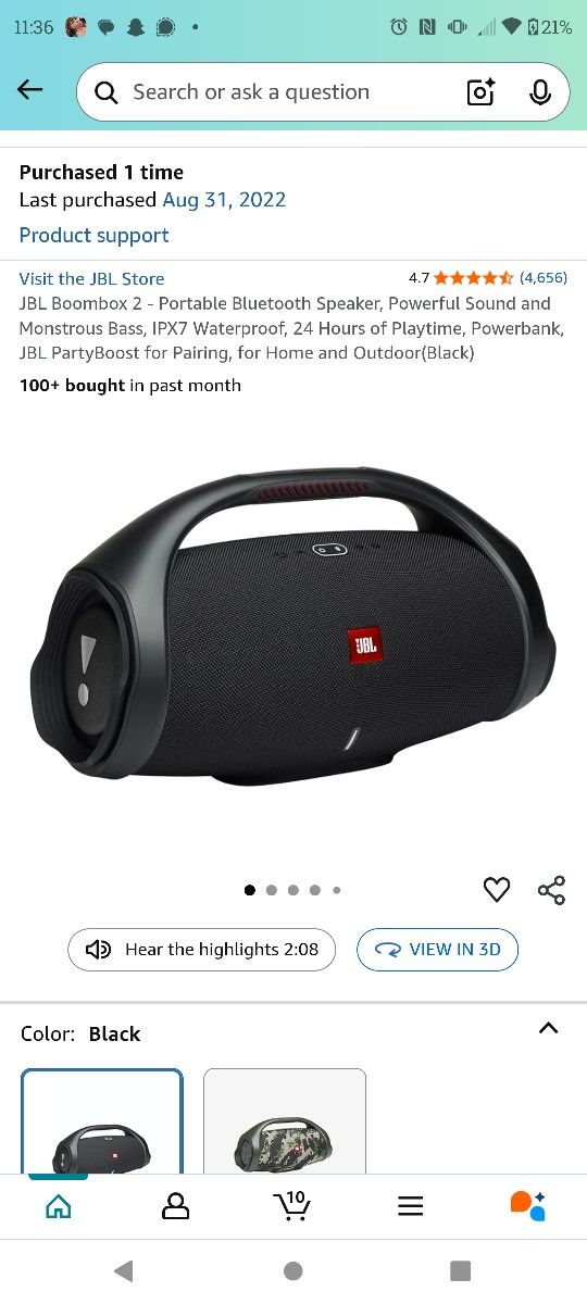 JBL Boombox 2 For Sale