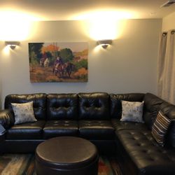 Alliston Chocolate Sectional / couch /Living room set