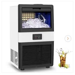 Lifeplus 70 lbs. Daily Production Freestanding Automatic Clear Ice Maker in Black [NEW] **Assembly Req** 
