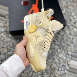 Jordan 4 Off White Sail 119