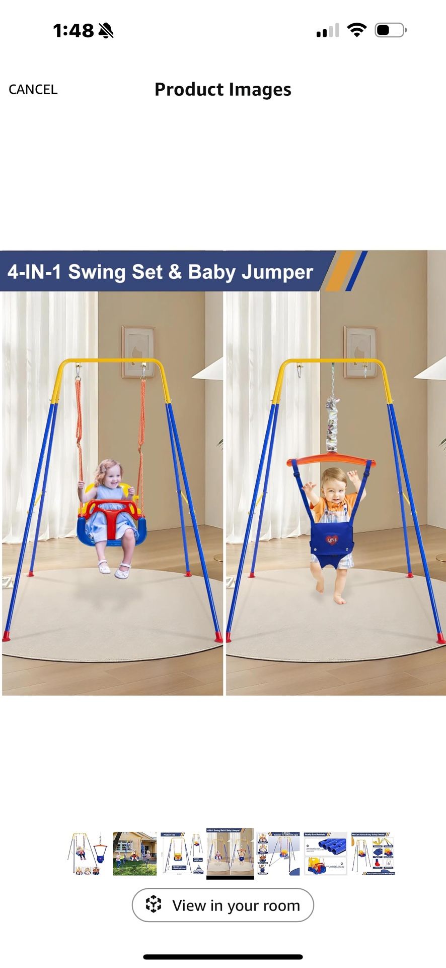 Baby Swing And Jumper