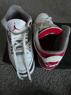 Jordan Retro 3  Fire Red 7Y
